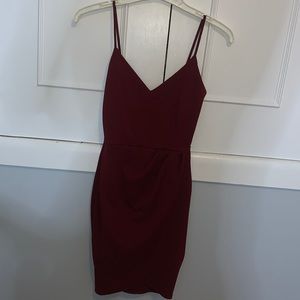 Lulus dark red dress